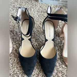 Adrienne V Black heels women’s us size 7.5 gently worn